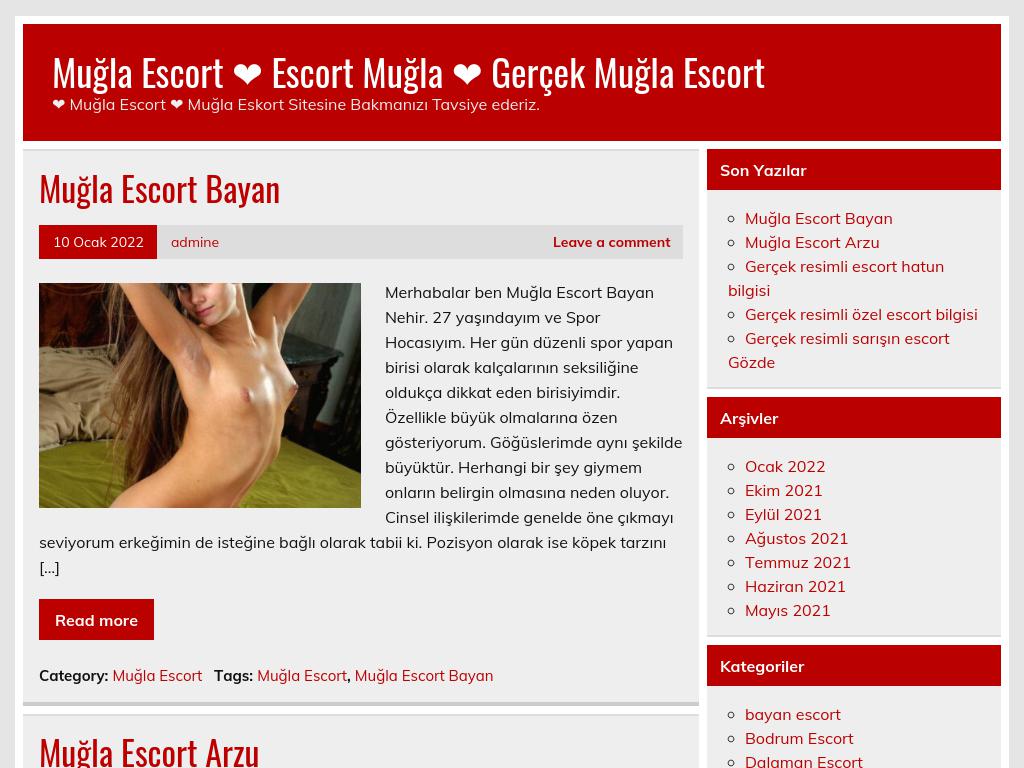 Muğla Escort