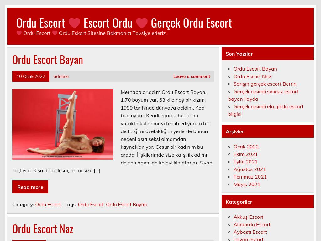 Ordu Escort